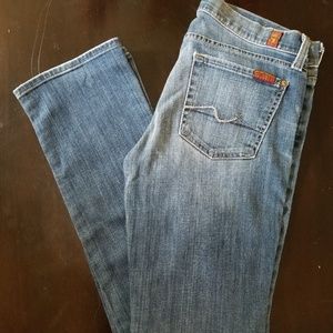 7 For Mankind Straight Leg Jean's Size 28